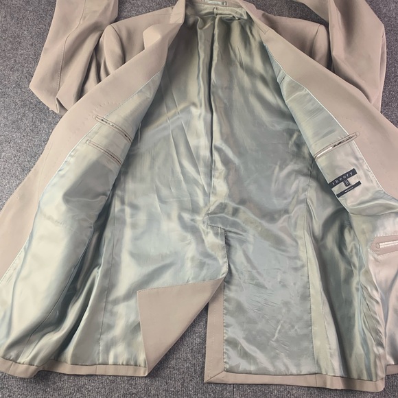 THEORY Mens Wool Blend Notch 2 Button Blazer Jacket Size 44 R Tan - Picture 3 of 10